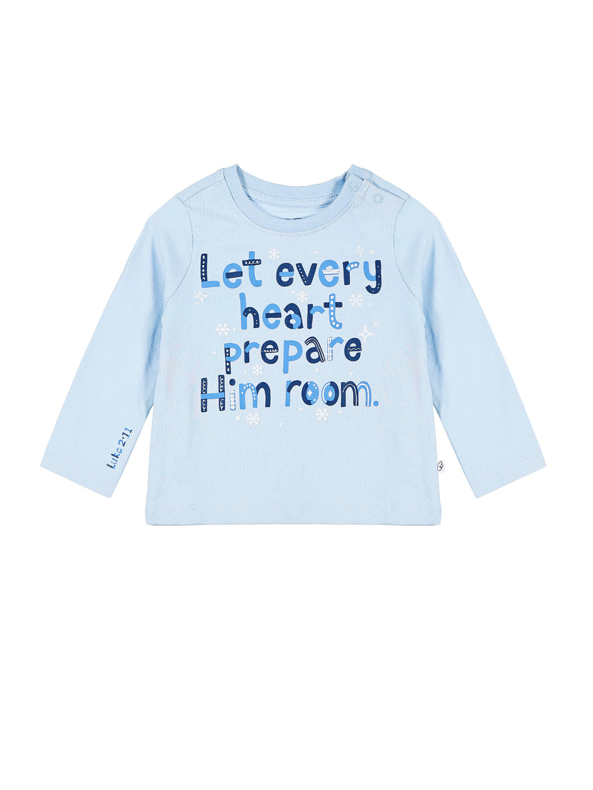 Baby Prepare Him Room T-Shirt Cotton | Long Sleeve