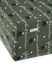 Glory to God Olive Bedsheet Bamboo