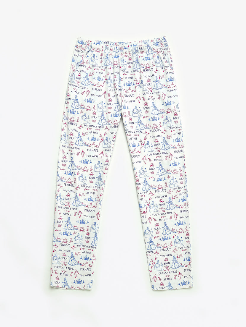 Queen Esther Women's PJ Relaxed Set Cotton