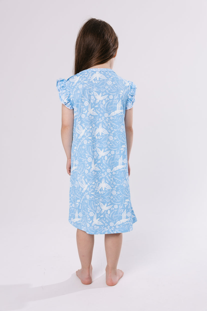 Birds of the Air PJ Girls Nightgown Polyester