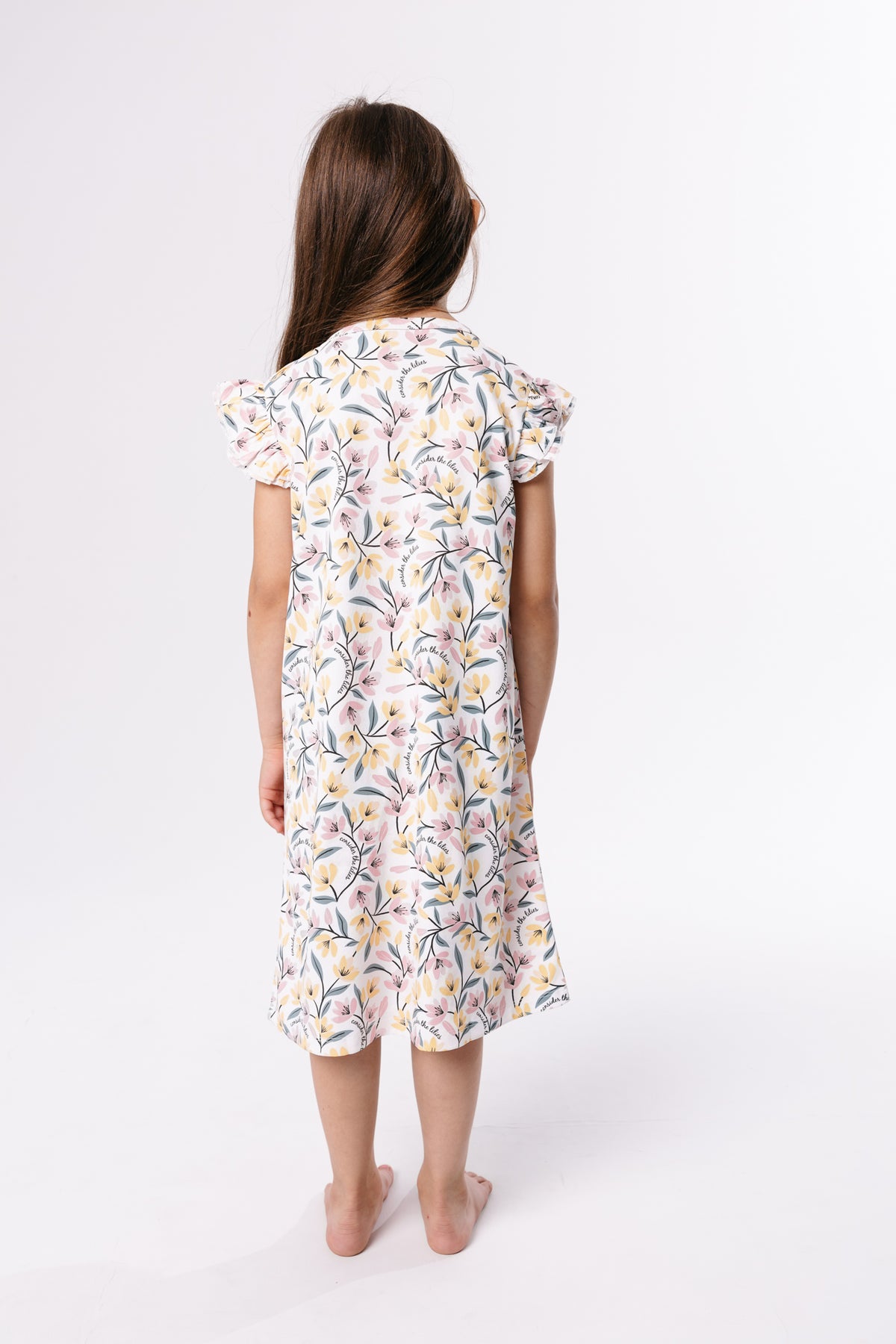 Consider the Lilies PJ Girls Nightgown Polyester