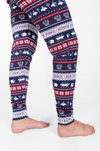 King of Kings Midnight Blue Womens Jogger PJ Set Cotton