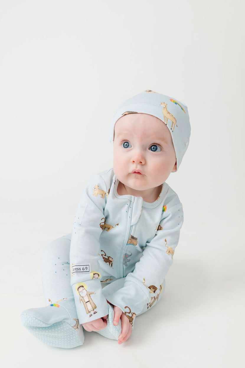 Noah and the Ark Knotted Hat Cotton