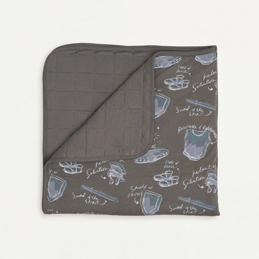 Armor of God Green Blanket Bamboo
