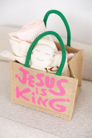 Jesus Is King Mini Tote Bag