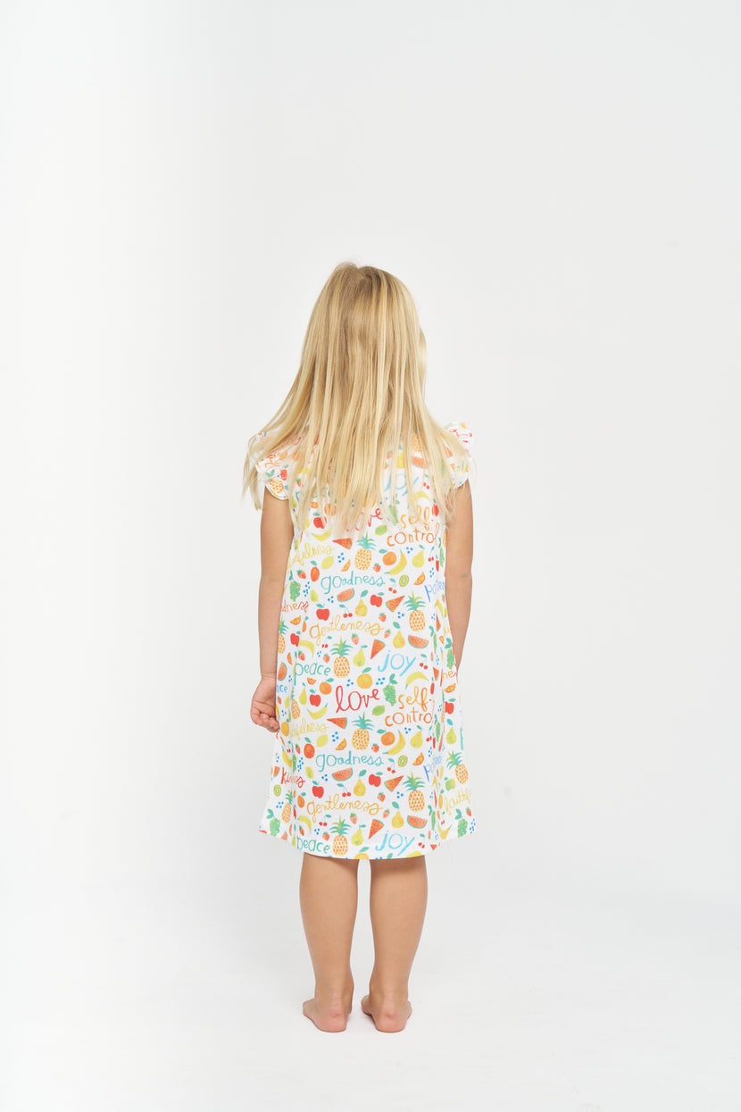 Fruit of the Spirit PJ Girls Nightgown Polyester