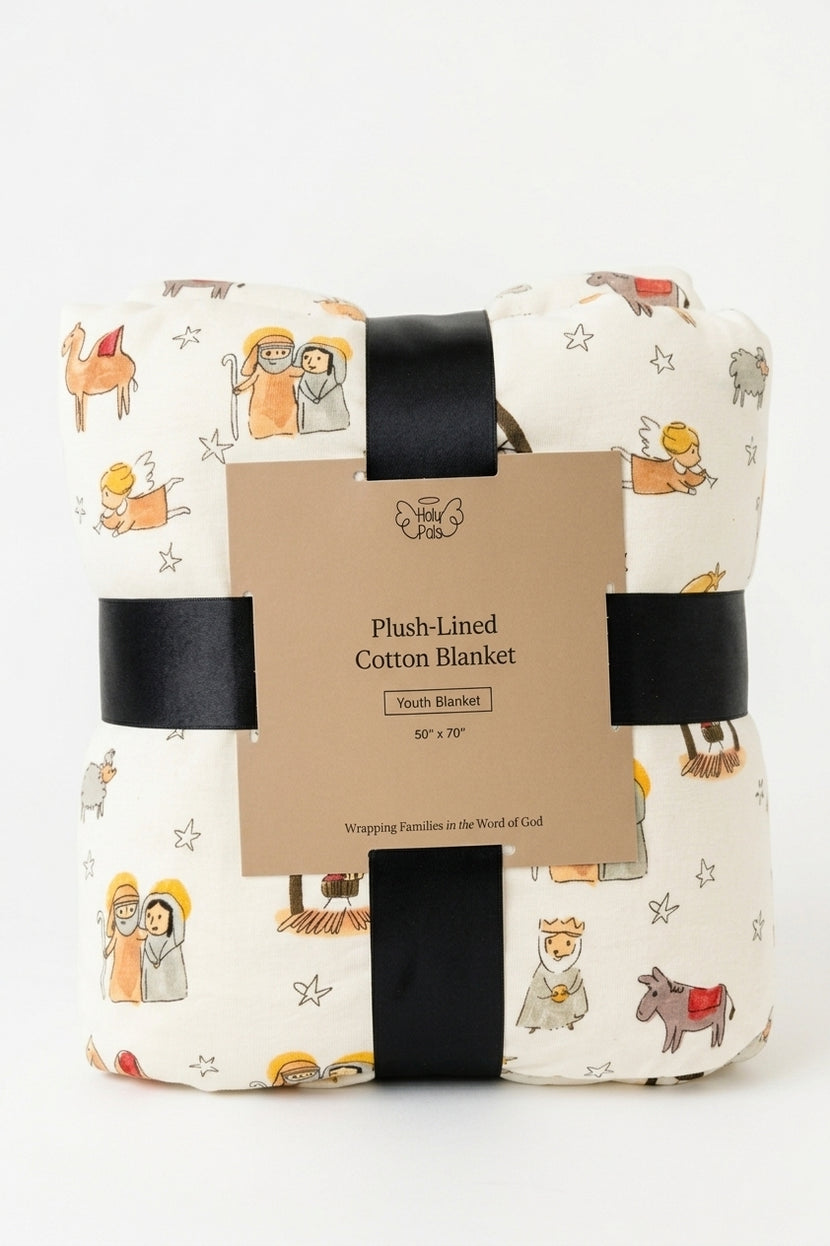Away in a Manger Pile Blanket