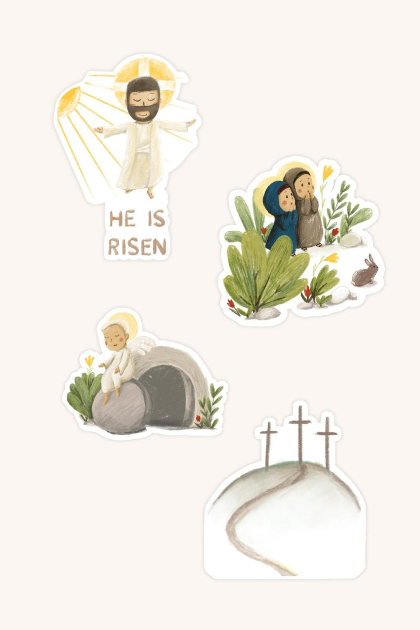 He is Risen Stickers - 4 Pack