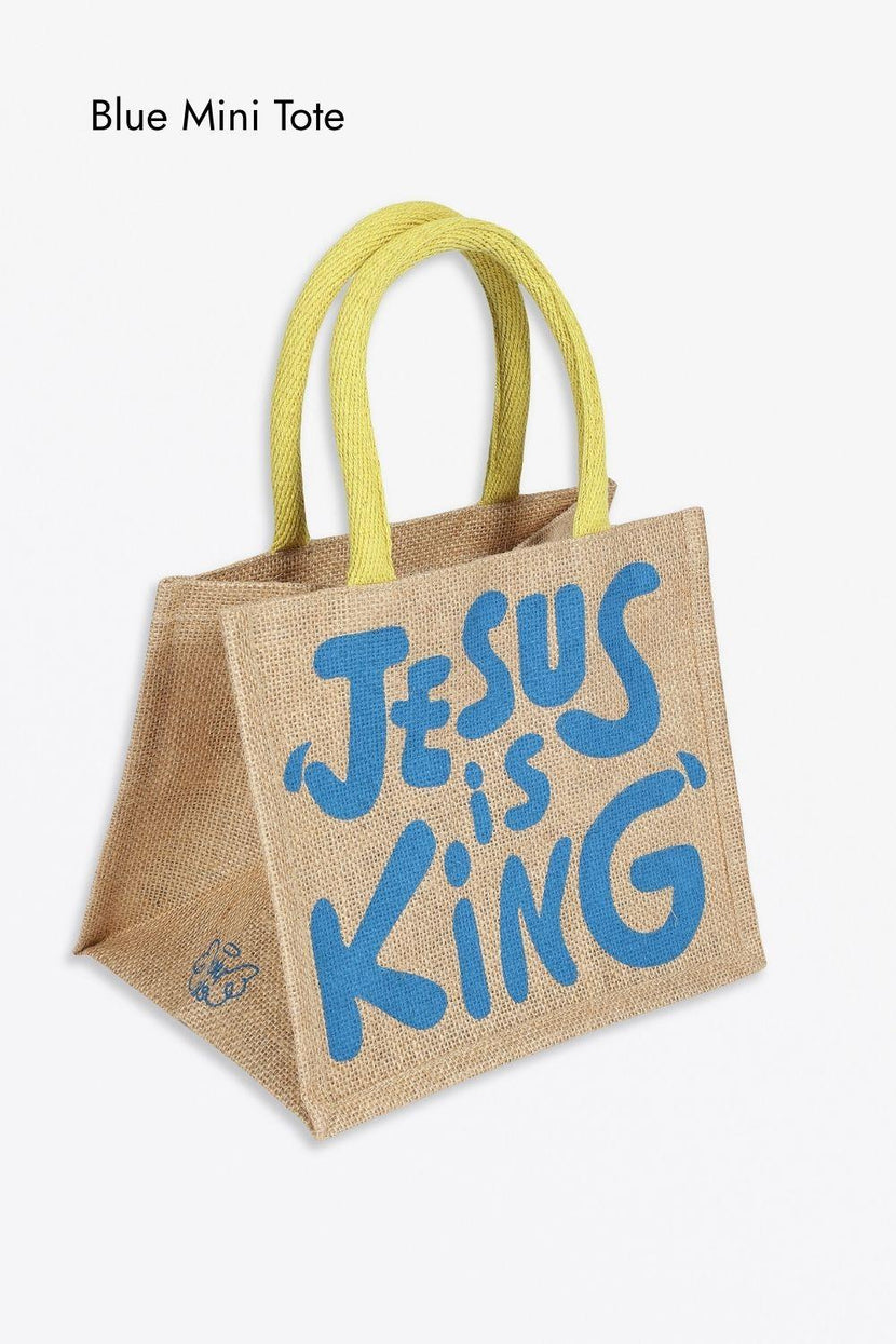 Jesus Is King Mini Tote Bag