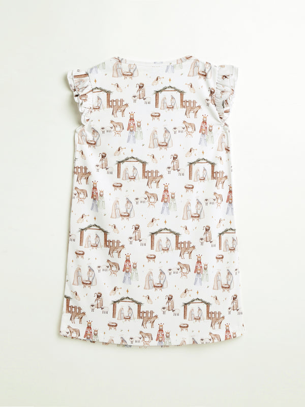 The First Noel PJ Girls Nightgown Polyester