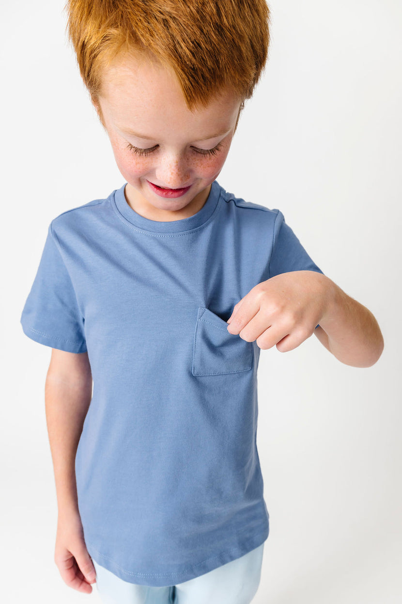 Kids Infinity Prayer Pocket T-Shirt | Short Sleeve