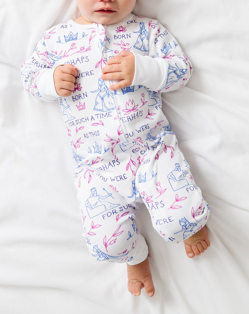 Queen Esther Footless Onesie PJ Cotton