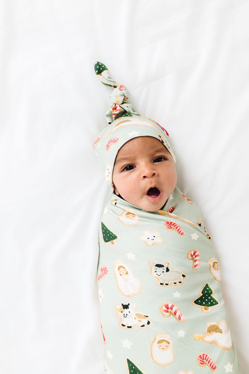Gingerbread Jesus Knotted Hat Cotton