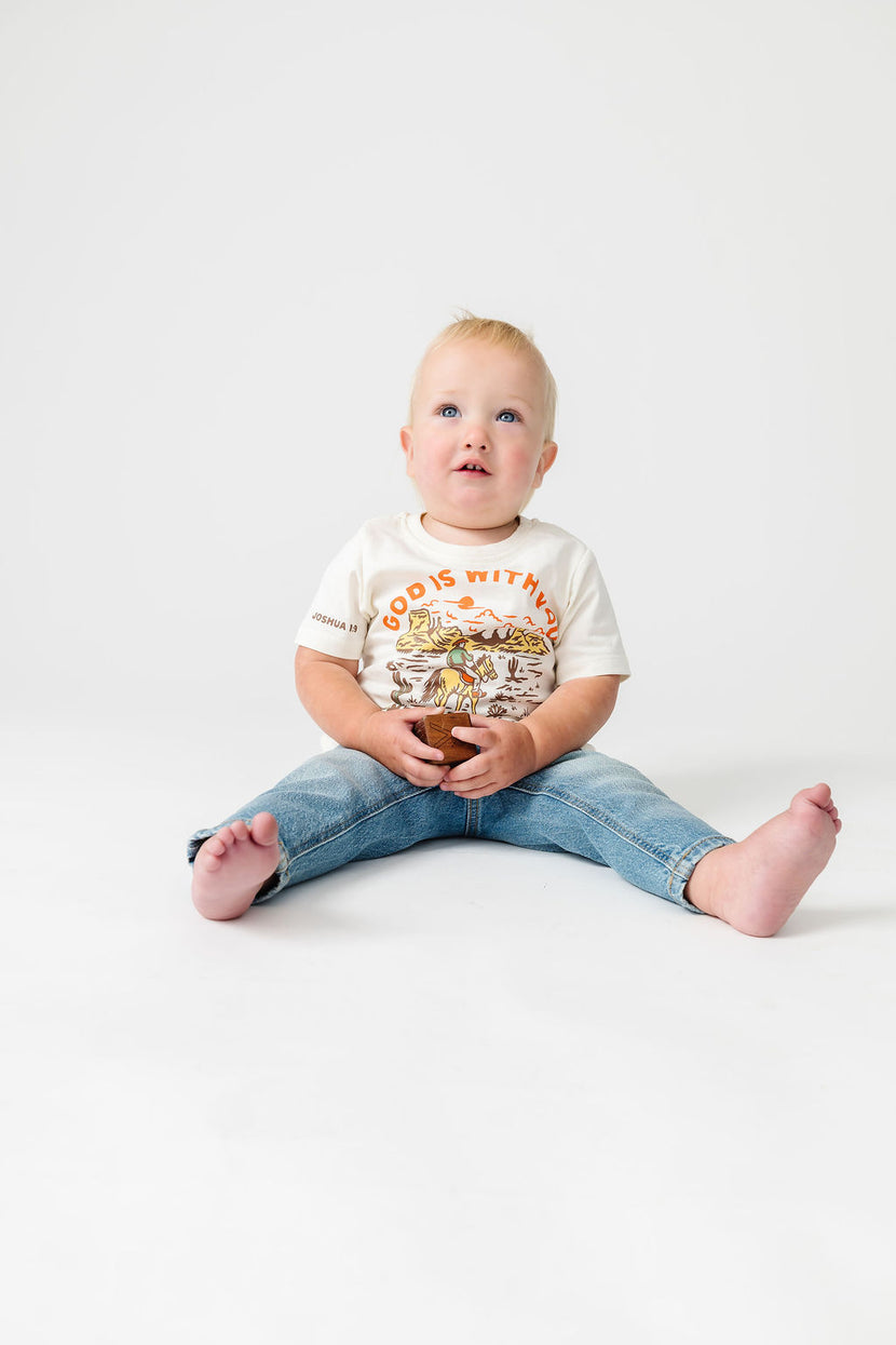 Baby God is With You T-Shirt Cotton | Short Sleeve