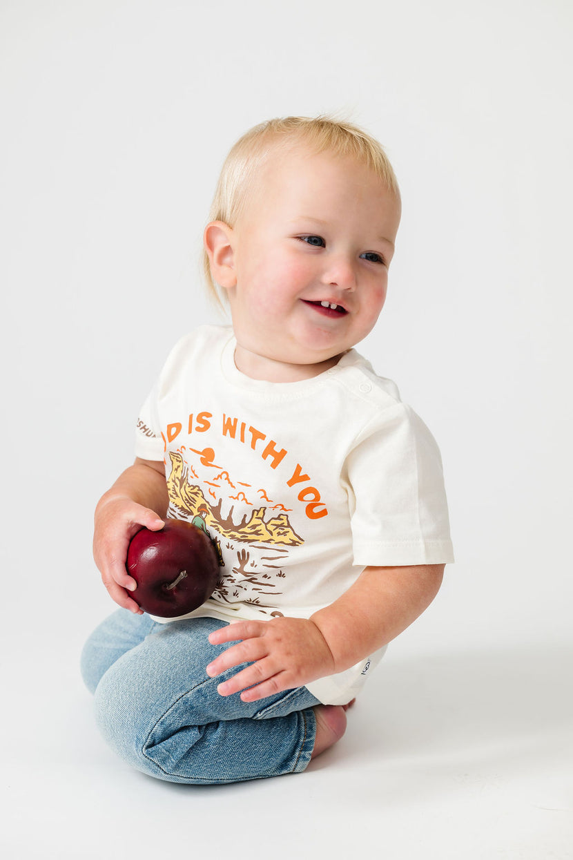 Baby God is With You T-Shirt Cotton | Short Sleeve