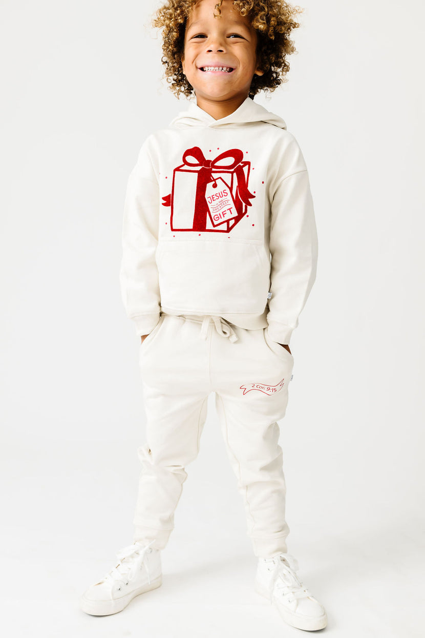 The Greatest Gift Hoodie & Jogger + Let Us Adore Him T-Shirt Bundle