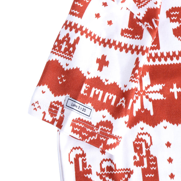 Emmanuel Christmas PJ Shorts Set