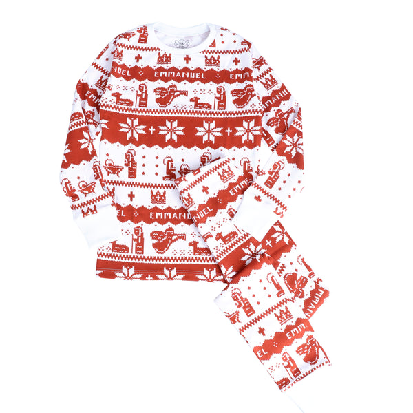 Emmanuel Christmas PJ Long Sleeve Set