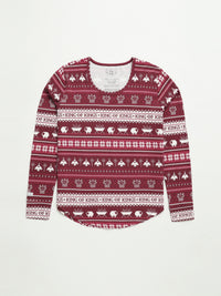 King of Kings Ruby Red Womens Jogger PJ Set Cotton