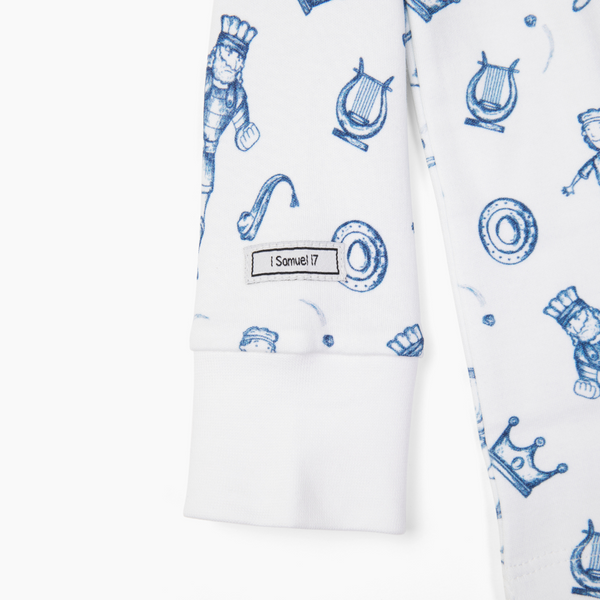 David & Goliath Blue PJ Long Sleeve Set