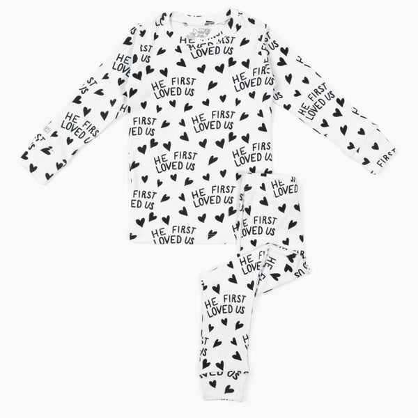 He First Loved Us PJ Long Sleeve Set