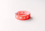 WWJD Coral Reversible Elastic Fabric Bracelet