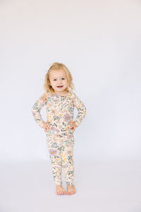 All Things Are Possible PJ Long Sleeve Set Ribbed Cotton/Bamboo Blend