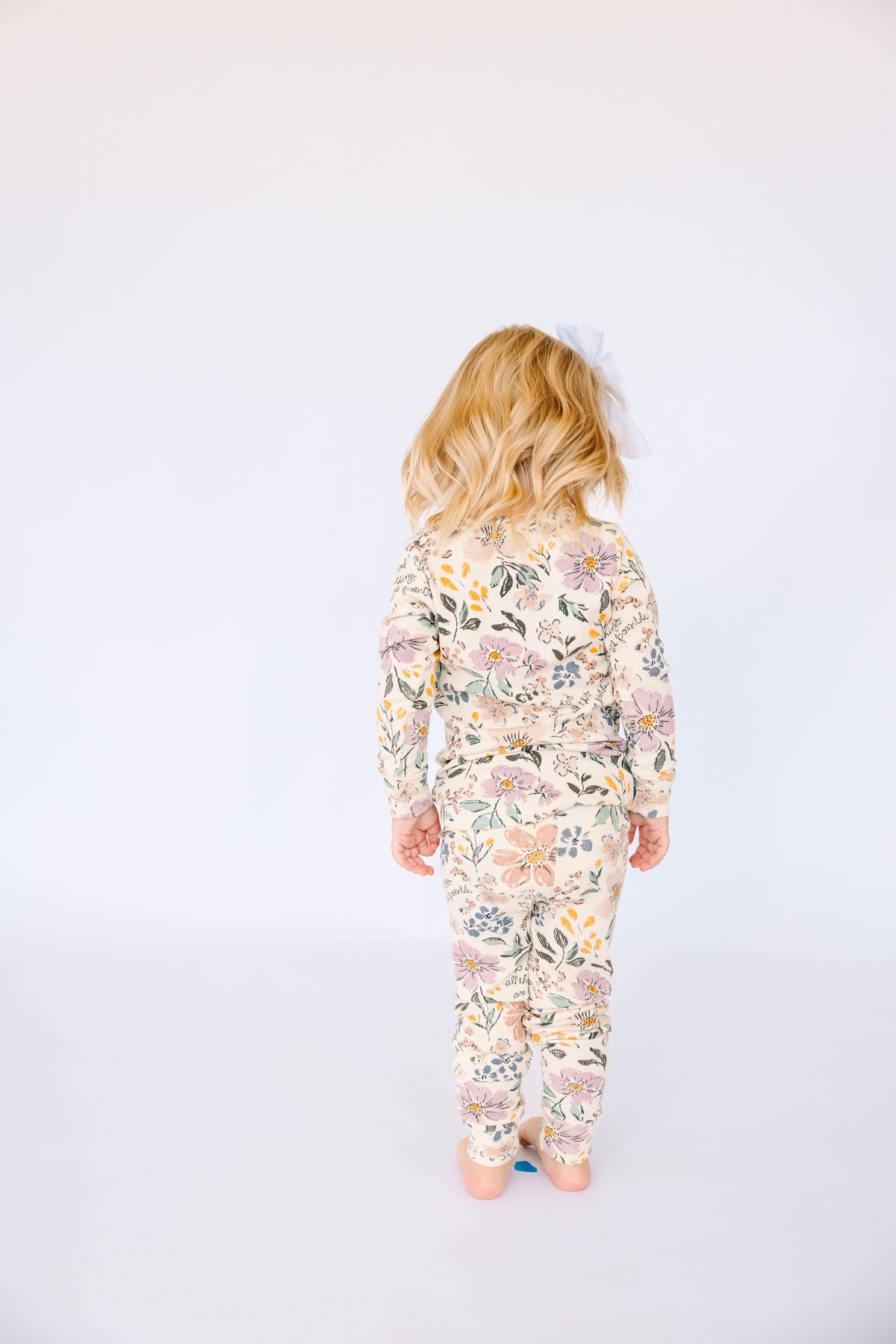 All Things Are Possible PJ Long Sleeve Set Ribbed Cotton/Bamboo Blend