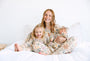 All Things Are Possible PJ Long Sleeve Set Ribbed Cotton-Bamboo Blend