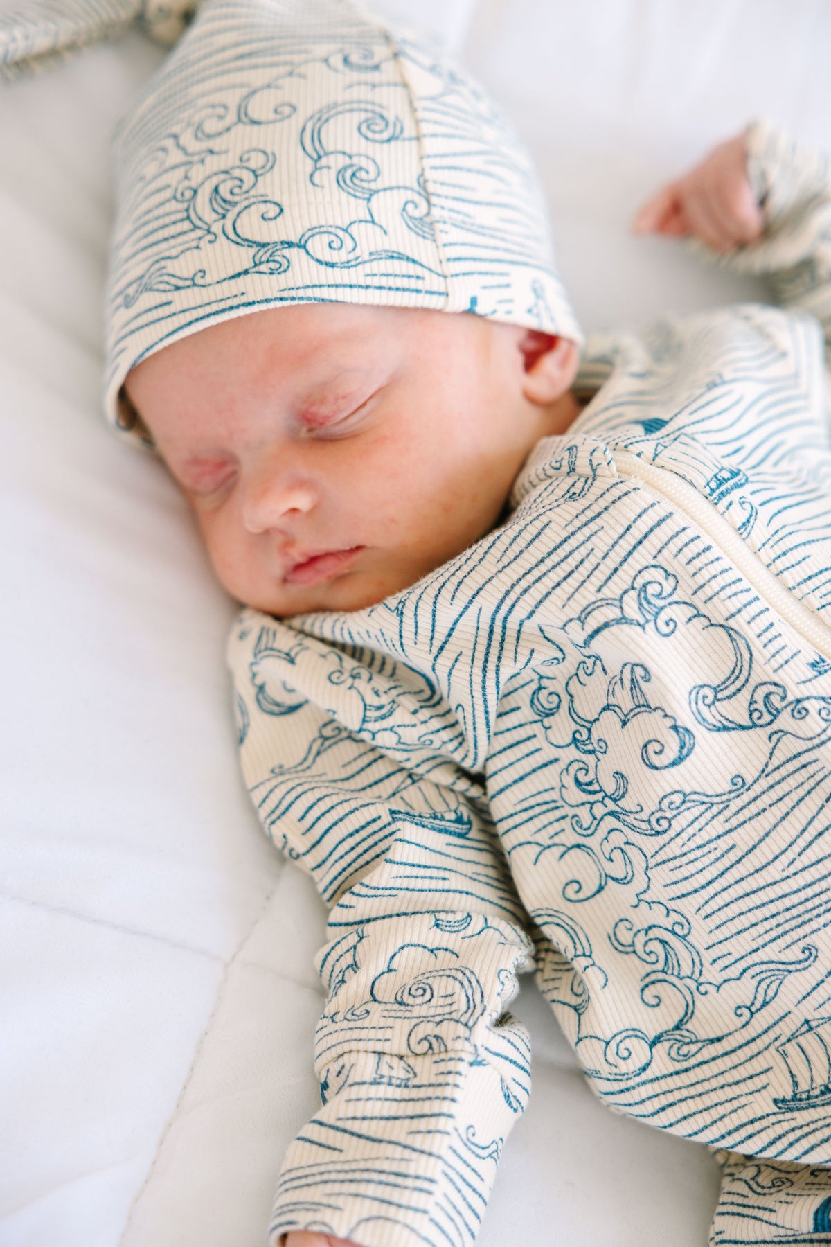 Walking on Water Hat Ribbed Cotton/Bamboo Blend