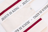 Jesus is King Christmas Tote