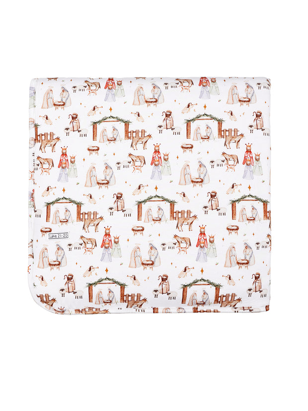 The First Noel Blanket Bamboo