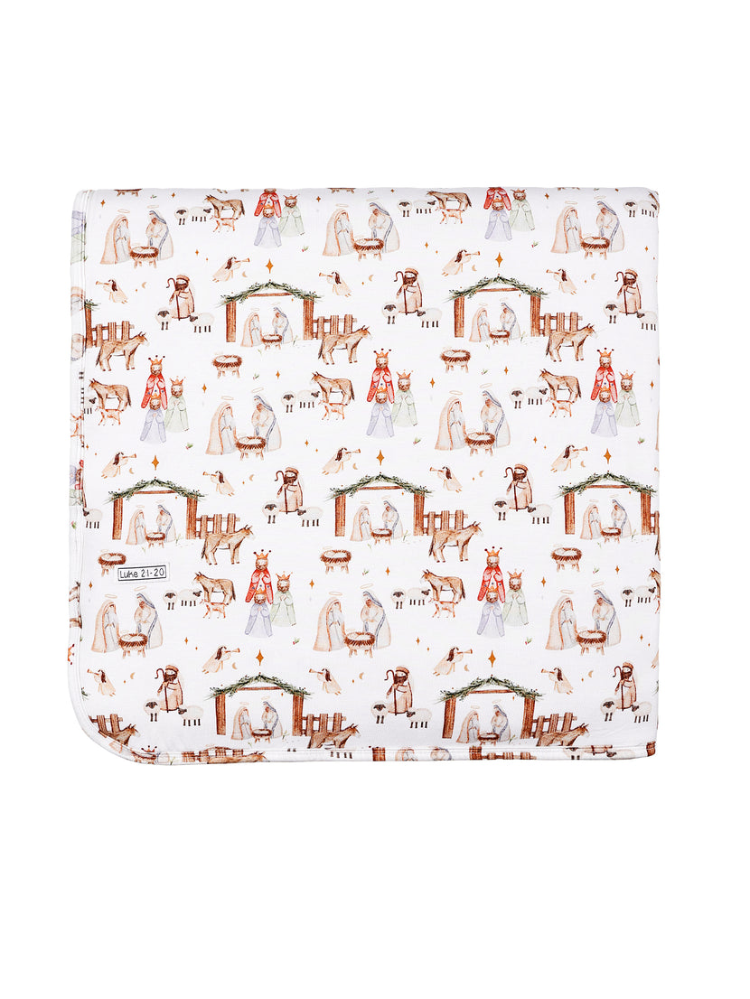 The First Noel Blanket Bamboo