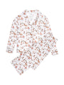 The First Noel Womens Notch Collar PJ Set Bamboo