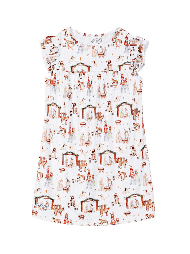 The First Noel PJ Girls Nightgown Polyester
