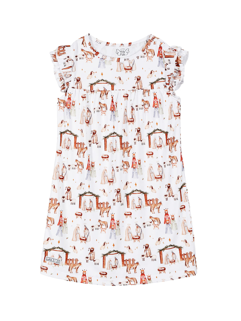 The First Noel PJ Girls Nightgown Polyester