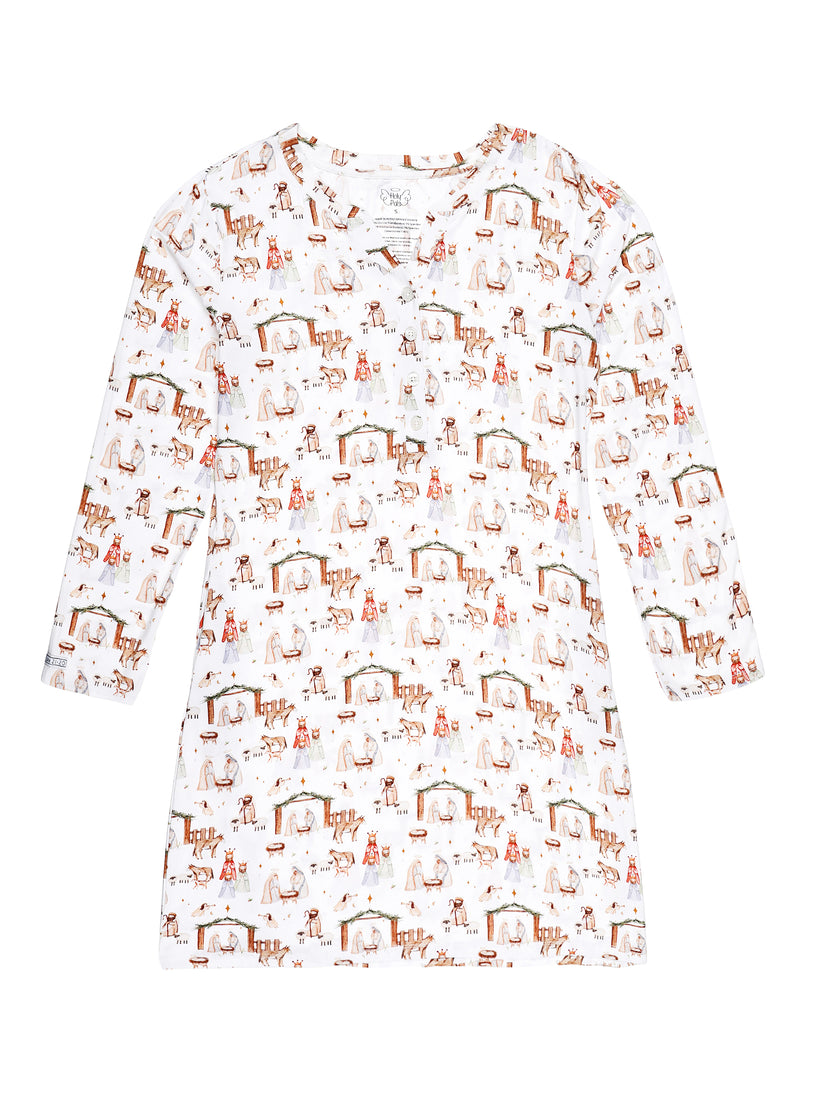 The First Noel Womens Nightgown Bamboo