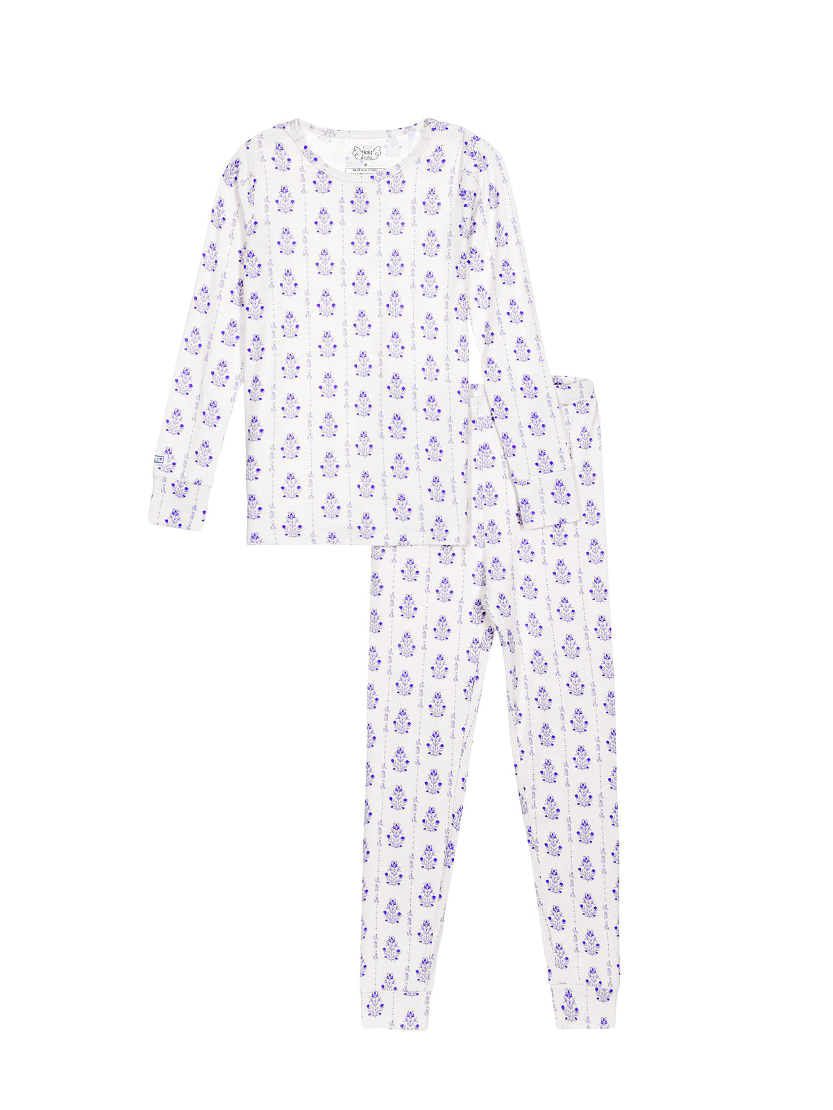 God is With You Floral PJ Long Sleeve Set Bamboo