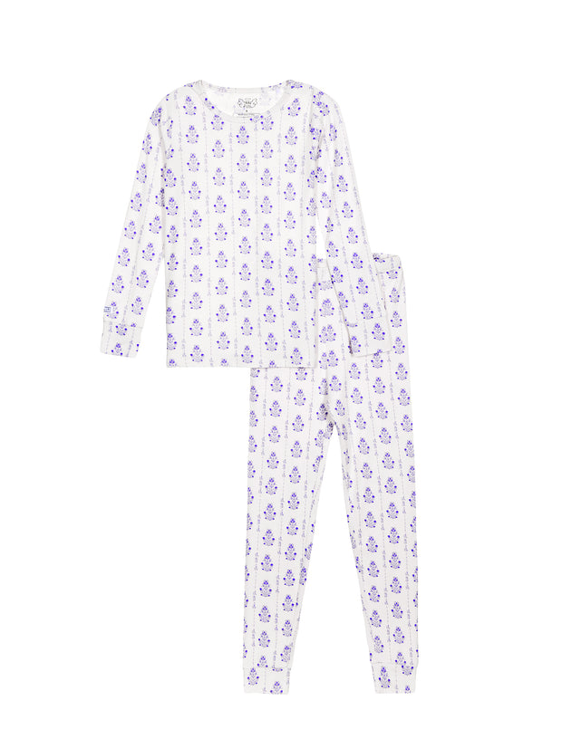 God is With You Floral PJ Long Sleeve Set Bamboo