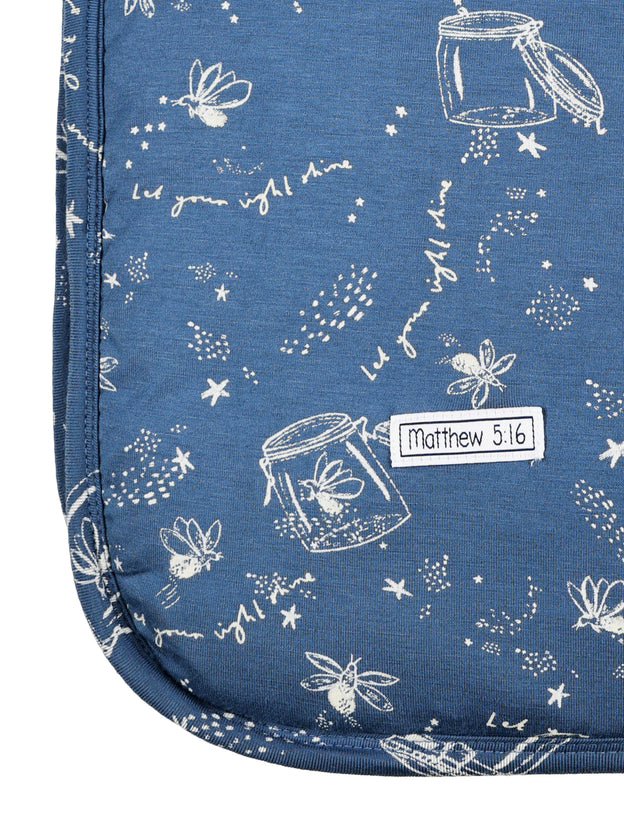 Let Your Light Shine Fireflies Blanket Bamboo