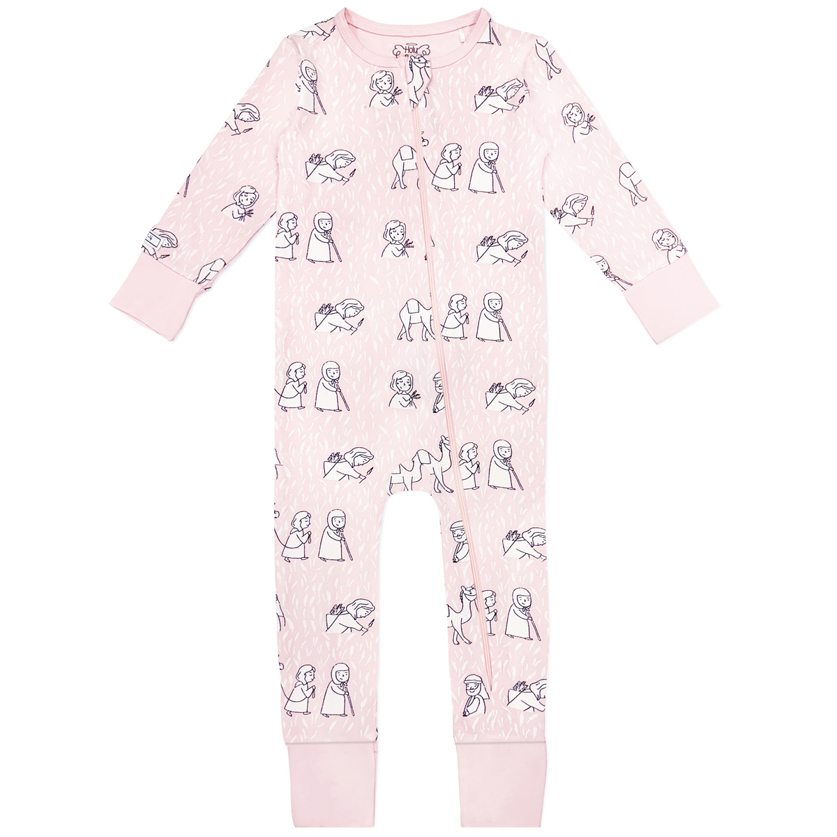 Ruth & Naomi PJ Footless Onesie Bamboo