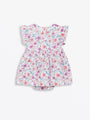 God is Love Short Sleeve Twirl Dress Bodysuit Cotton
