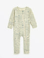 Walking on Water PJ Footless Onesie Ribbed Cotton-Bamboo Blend