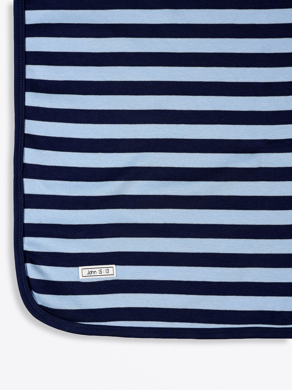 No Greater Love Blue Swaddle Cotton
