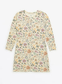 All Things Are Possible Womens Nightgown PJ Ribbed Cotton/Bamboo Blend