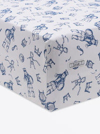 David & Goliath Blue Bedsheet Cotton