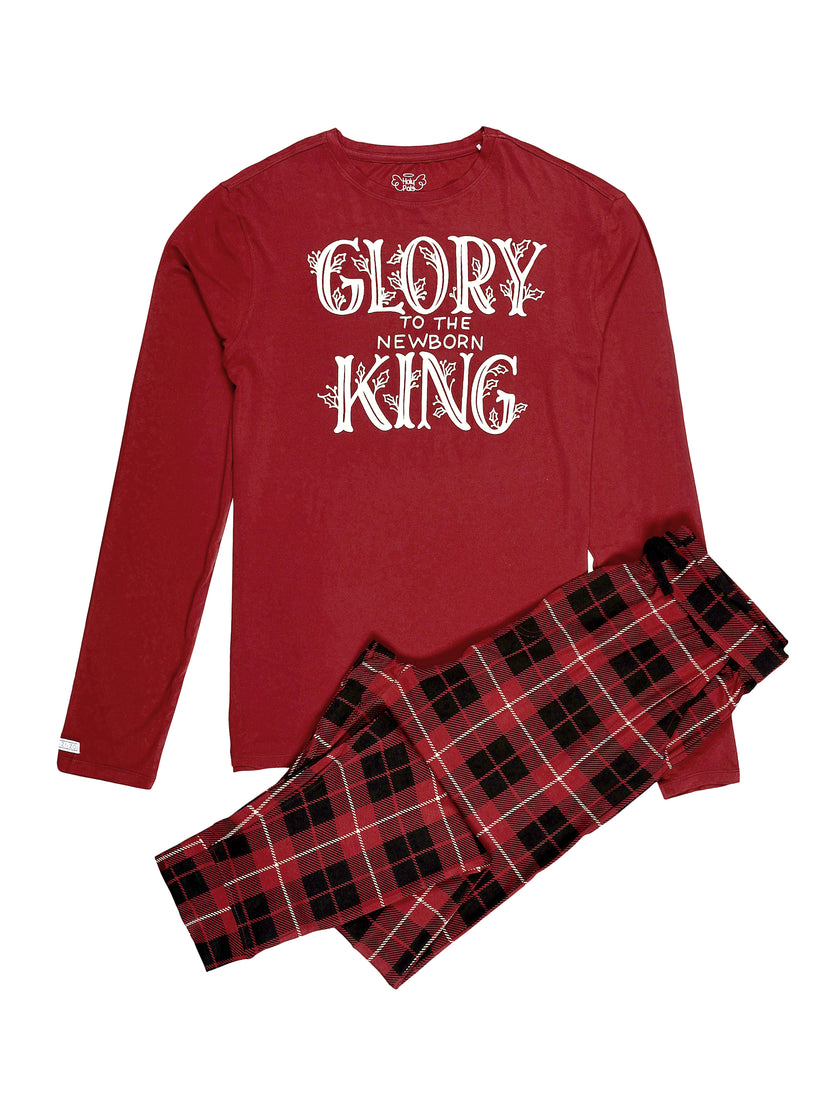 Newborn King PJ Mens Long Sleeve Jogger Set Bamboo