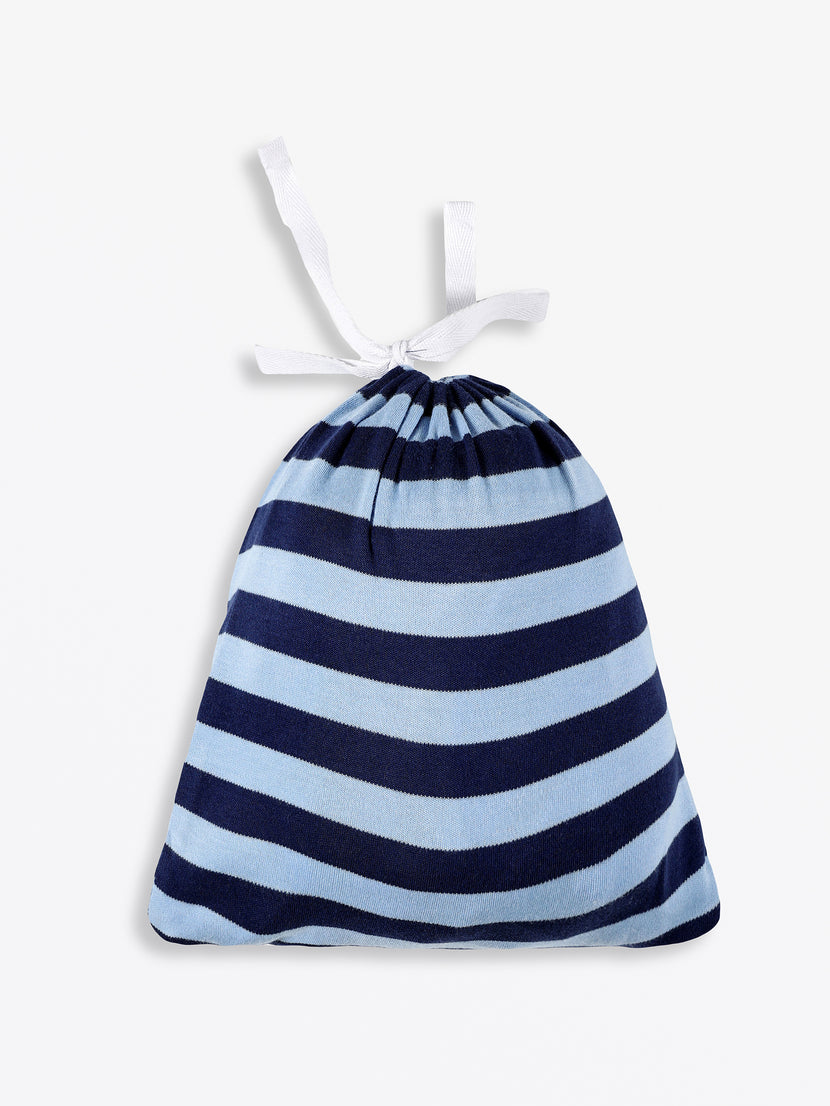 No Greater Love Blue Bedsheet Cotton