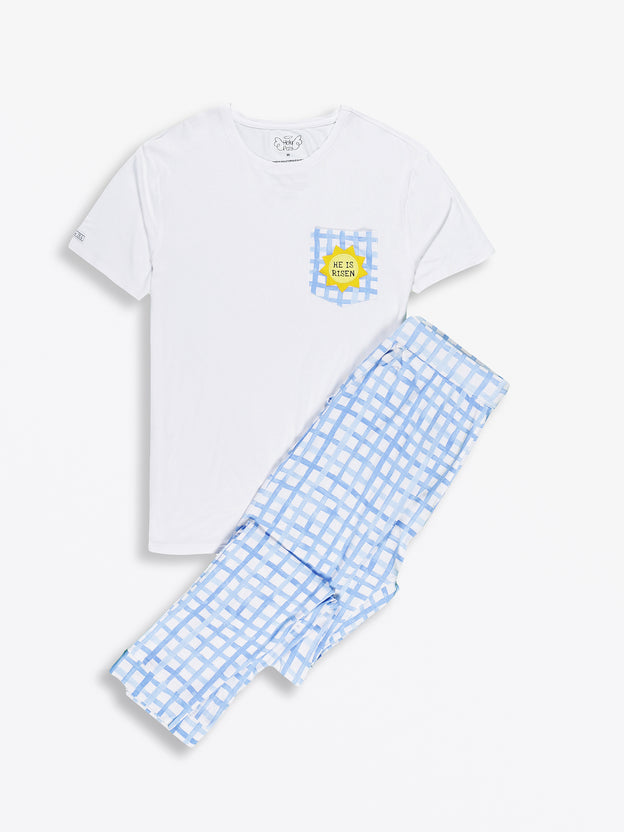 The Risen Son Mens PJ Set Bamboo
