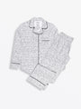 Love One Another Womens PJ Notch Collar Set Cotton